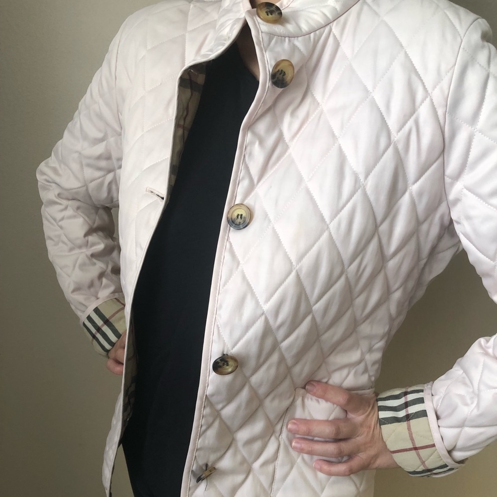 Burberry London Pink Coat Size XS